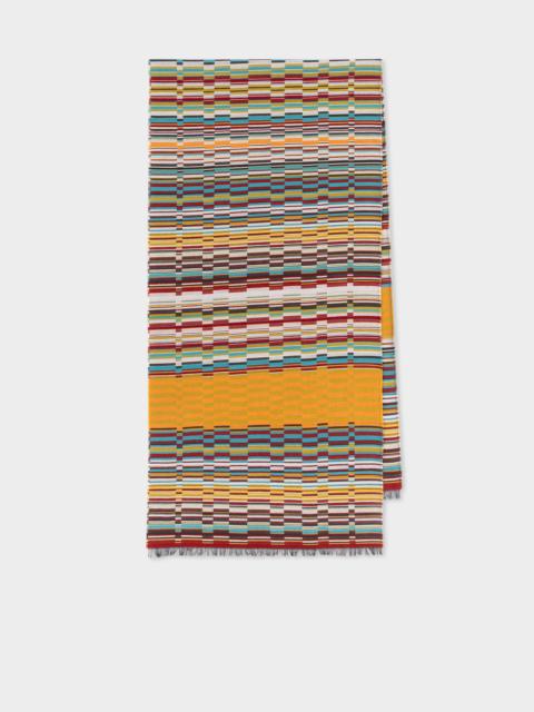 Paul Smith Mixed 'Signature Stripe' Scarf