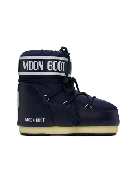 MOON BOOT Blue Icon Low Nylon Boots