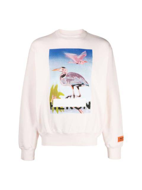 logo-patch graphic-print jumper