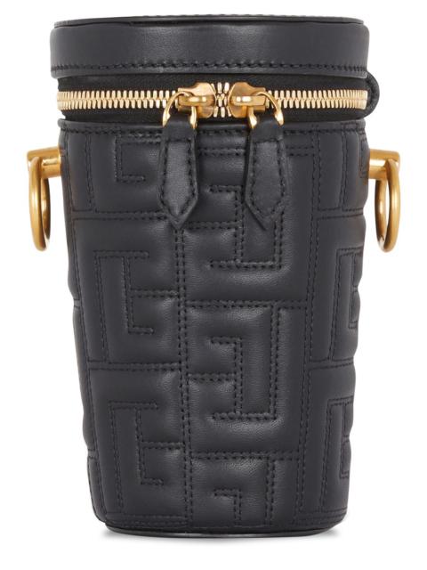 Balmain Quilted Leather 1945 Minaudière Clutch