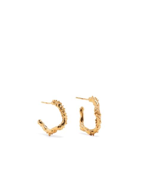 ALIGHIERI Lunar Rocks hoop earrings