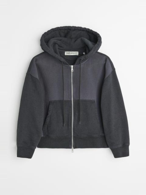 Our Legacy Mischief Hood Obsidian Fleece