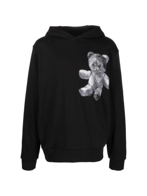 PHILIPP PLEIN Teddy Bear paisley-print hoodie