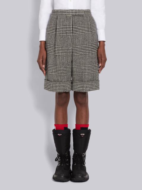 Thom Browne Prince Of Wales High Waisted Single Pleat Bermuda Short