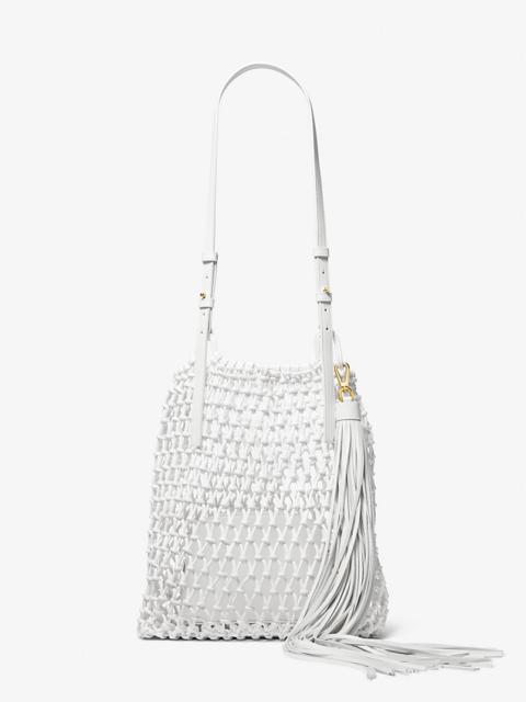 MICHAEL KORS COLLECTION Loli Macramé Shoulder Bag