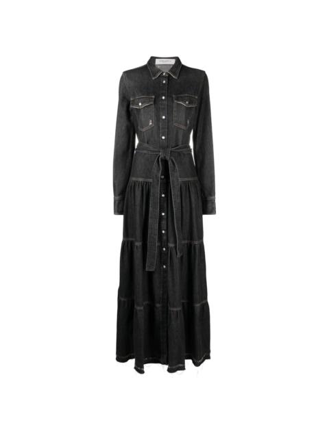 Golden Goose distressed denim shirt dress