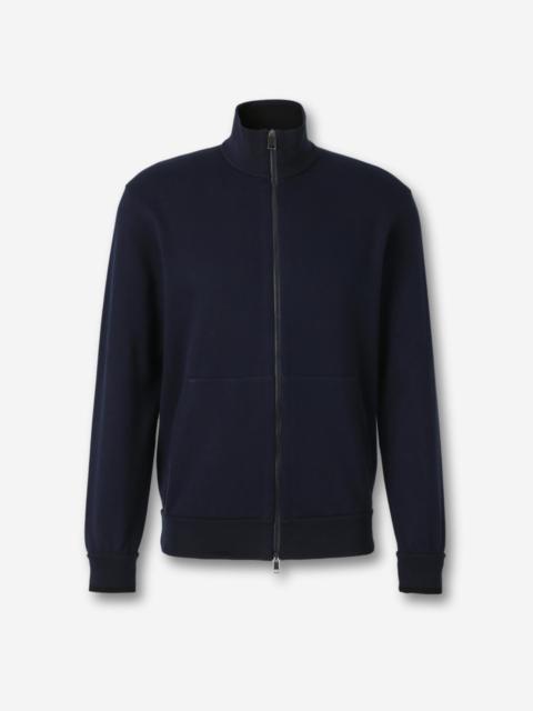 Brioni ZIP-UP KNIT CARDIGAN