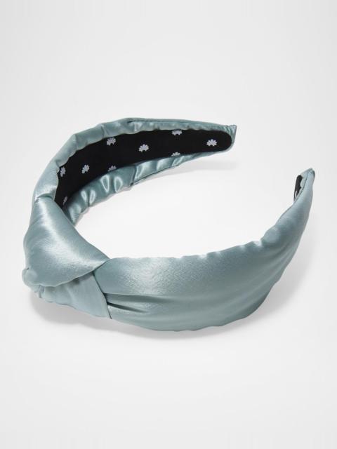LELE SADOUGHI Knotted Silk-Blend Headband