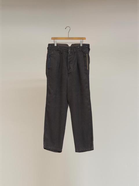 Nigel Cabourn Work Pant Repair Finish in Charcoal Grey