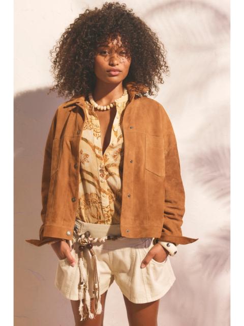 FREE PEOPLE We The Free Opal Swing Suede Jacket