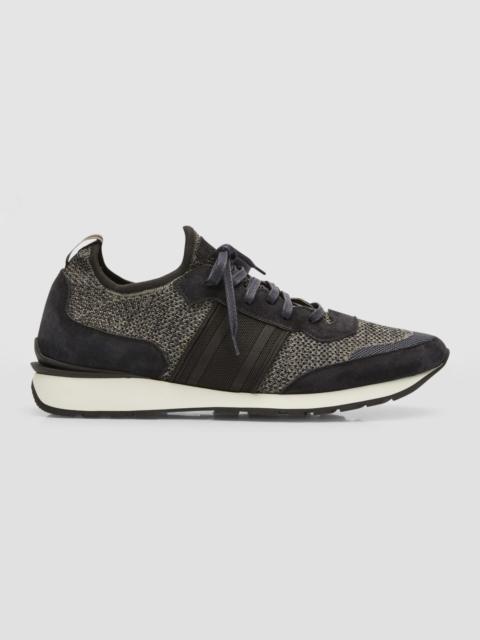 Brioni Men's Knit Runner Sneakers