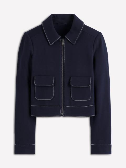 BODEN Zip Patch Pocket Jacket-NAVY