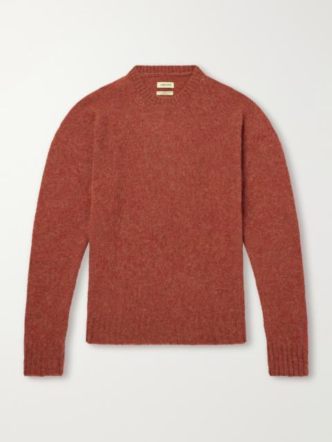 DE BONNE FACTURE Brushed Merino Wool Sweater