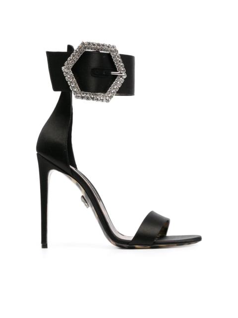PHILIPP PLEIN Iconic Plein rhinestone-buckle sandals
