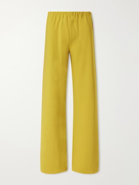 LA LIGNE Colby Recycled Stretch-crepe Wide-leg Pants