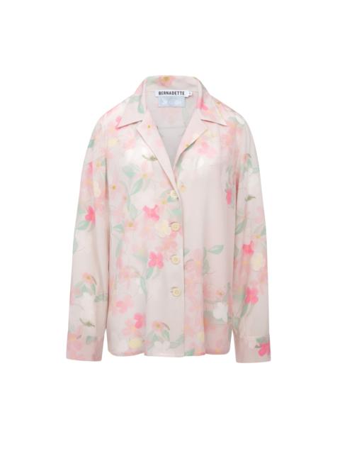 BERNADETTE Pyjama Louis Blouse Silk Crepe de Chine