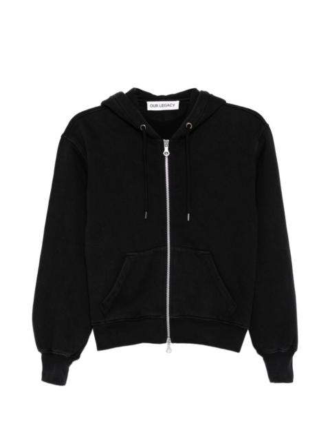 Our Legacy two-way zip-fastening hoodie