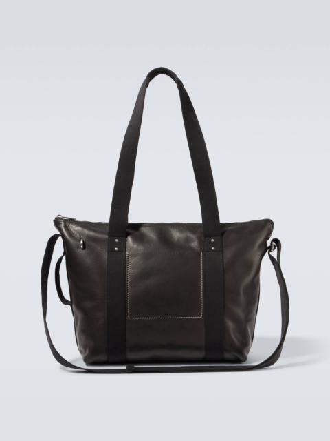 Rick Owens Large leather tote bag