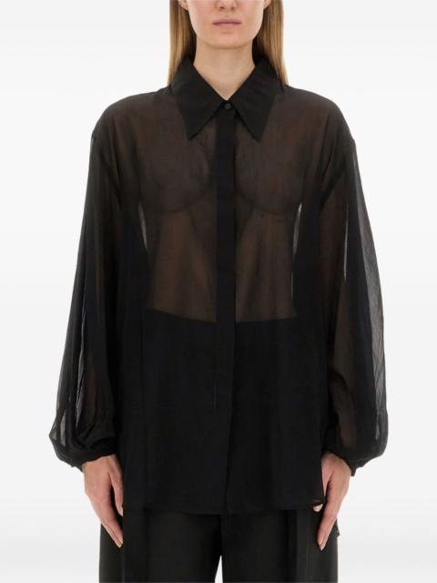 KHAITE balloon-sleeve shirt
