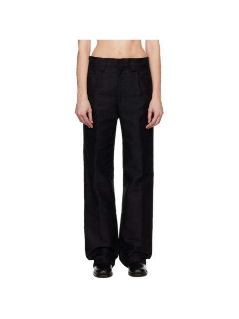 Lemaire Black Straight Trousers
