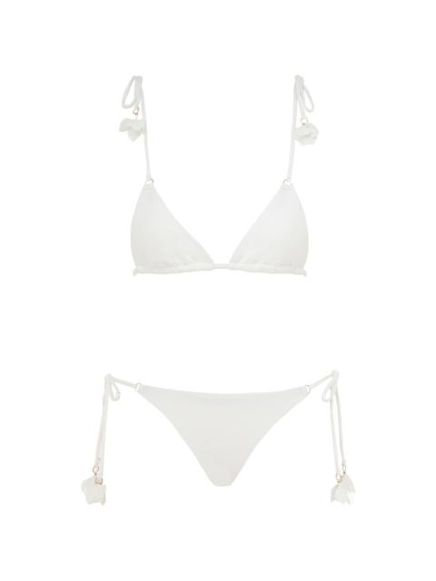 Zimmermann POP FLOWER TRIM BIKINI
