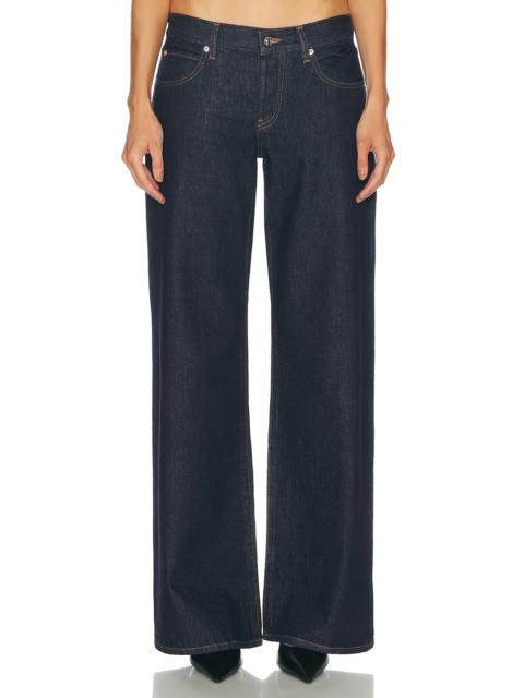 FRAME x Alexandra Leclerc The Leo Low Rise Baggy Jean