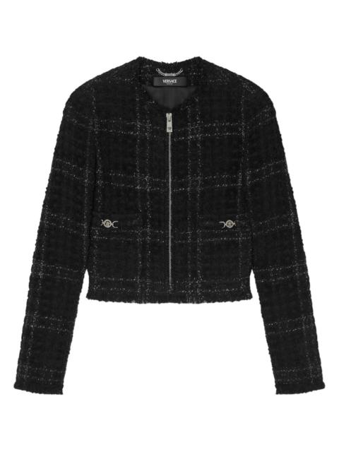 VERSACE cotton tweed jacket