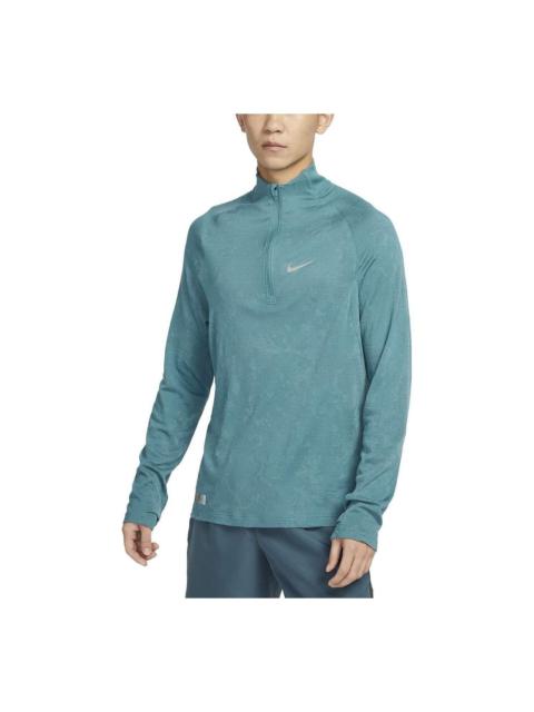 Nike Nike Therma-FIT Repel Element 1/2 Zip Long Sleeve T-shirt 'Green' DV9288-379