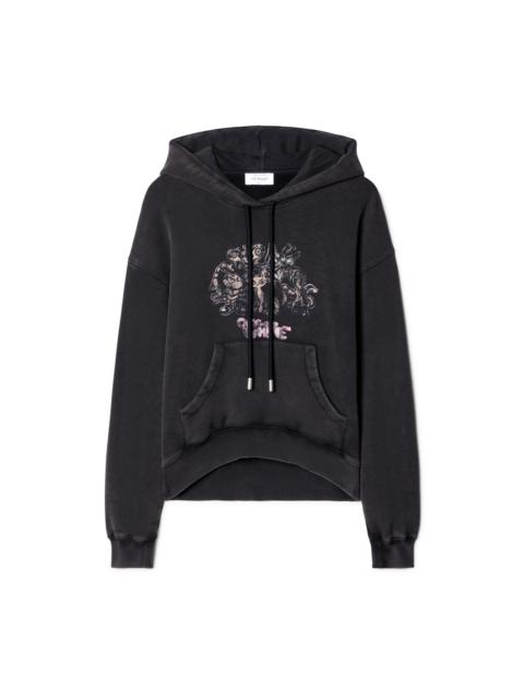 Off-White Washed Characters Over Hoodie