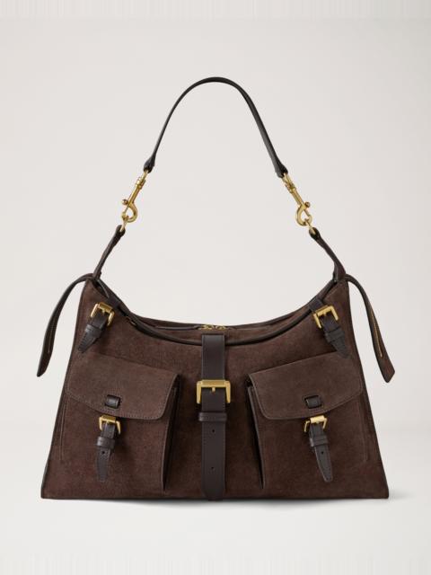 Mulberry Roxanne Shoulder Bag
Chocolate Suede