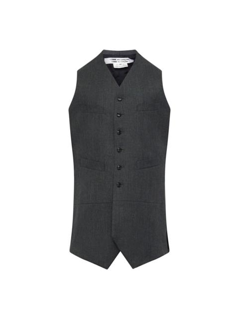 Comme des Garçons Comme des Garçons Longline Button Vest