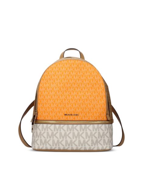 MICHAEL KORS monogram colour-block backpack