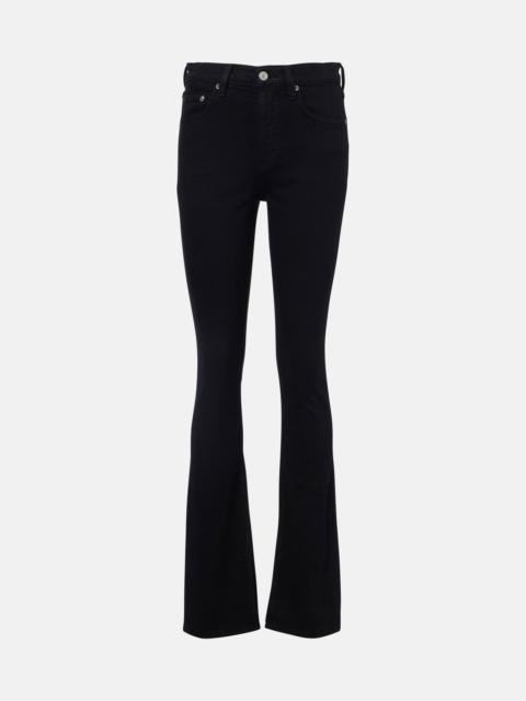 AGOLDE Ingram Split high-rise waist skinny jeans