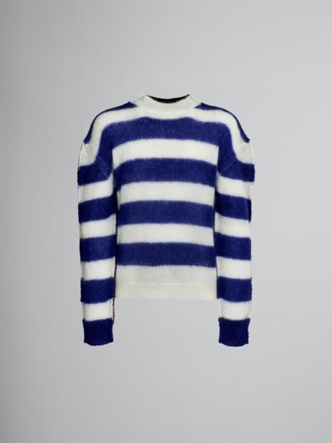 Marni MOHAIR AND WOOL SWEATER WITH MULTICOLOUR STRIPES