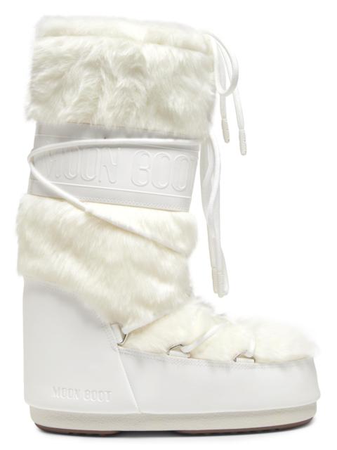 MOON BOOT Women's Icon Faux-Fur Boots - Optical White