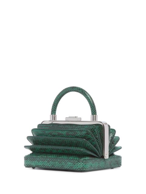 GABRIELA HEARST Diana Bag in Green Snakeskin