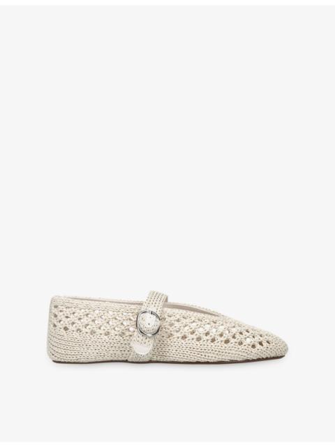 STEVE MADDEN Alara Woven Ballet Flats