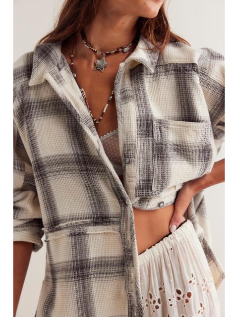 FREE PEOPLE We The Free Cozy In Plaid Shirt