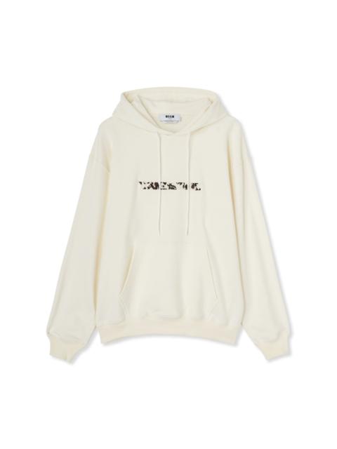 MSGM Sweatshirt with embroidered "Handsome"