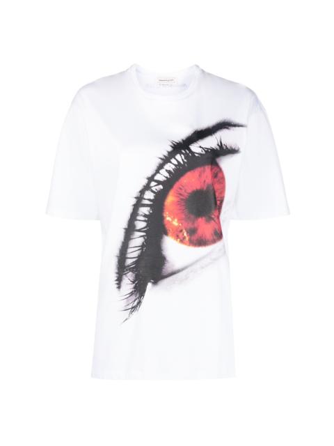 eye-print cotton T-shirt