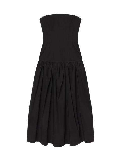 A.L.C. June Strapless Linen Midi Dress