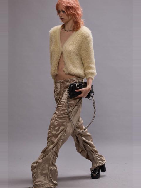 R13 BALLOON PANTS WITH DOUBLE SEAM - BEIGE