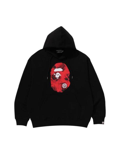 A BATHING APE® BAPE Floral Solid Camo Ape Head Relaxed Fit Pullover Hoodie 'Black'