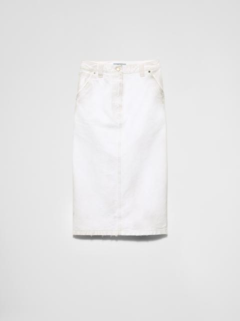 【プラダ・PRADA】Fil-a-fil skirt Prada Fil-à-fil skirt | prada | REVERSIBLE