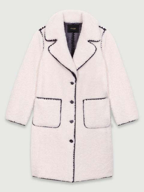 Mid-length fleece coat