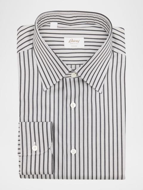 Brioni Men's Striped Sport Shirt
