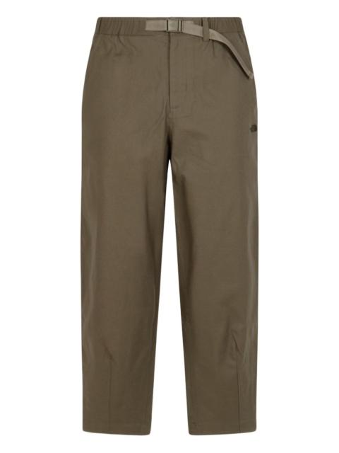 The North Face logo-embroidered elastic-waist trousers