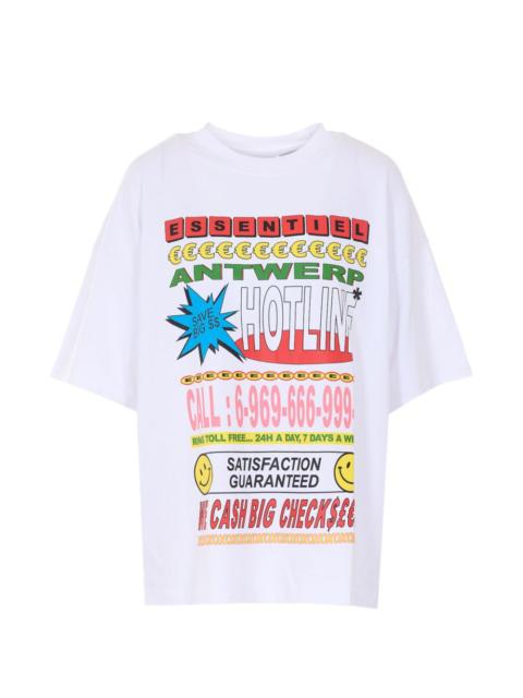 ESSENTIEL ANTWERP printed crew-neck T-shirt