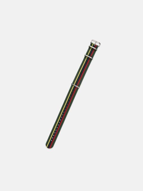 J. PRESS ARGYLL & SUTHERLAND STRIPE NYLON WATCH STRAP