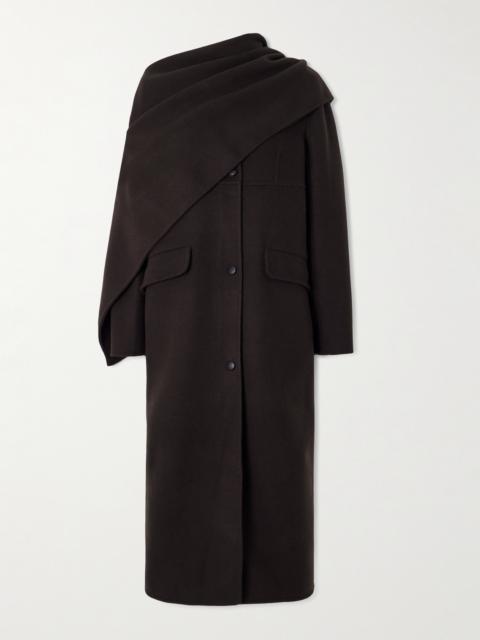 LIBEROWE Kipling Scarf-detailed Cashmere Coat